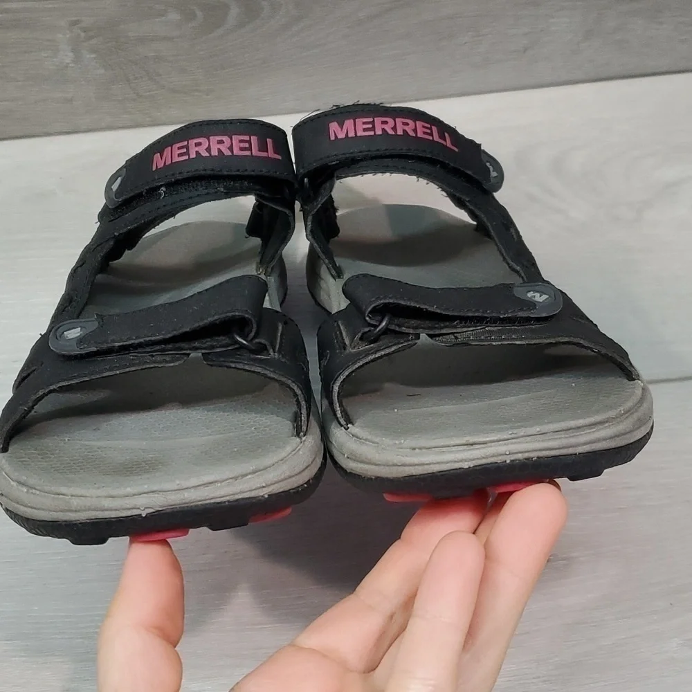 Merrell Woman Cedrus Comfort Outdoor Hook&loop Sandals Flats shoes sz 6